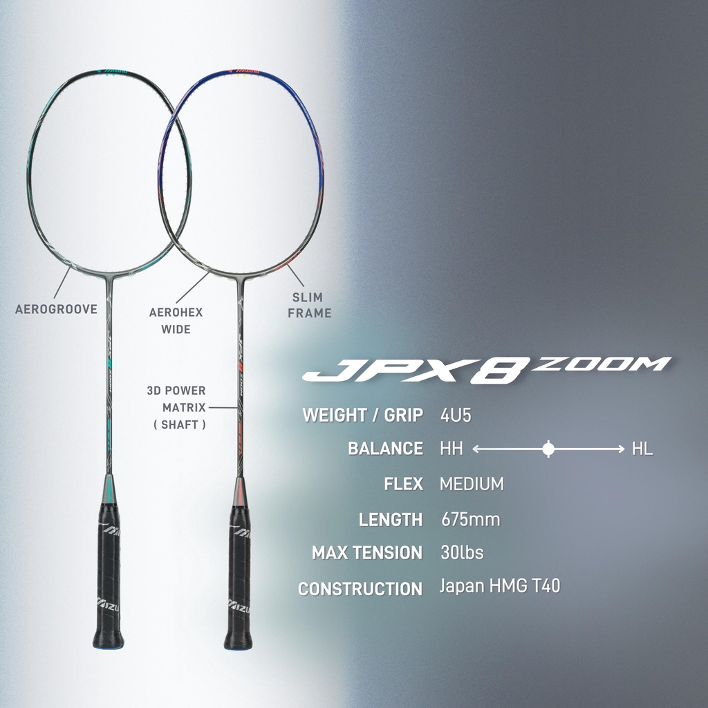 Vợt cầu lông Mizuno JPX 8 Zoom