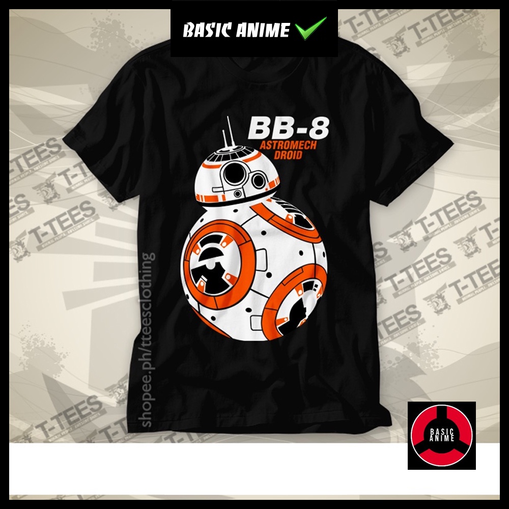 Áo Thun Star Wars - BB8 Astromech droid  Anime mẫu mới cực chất giá rẻ độc đẹp