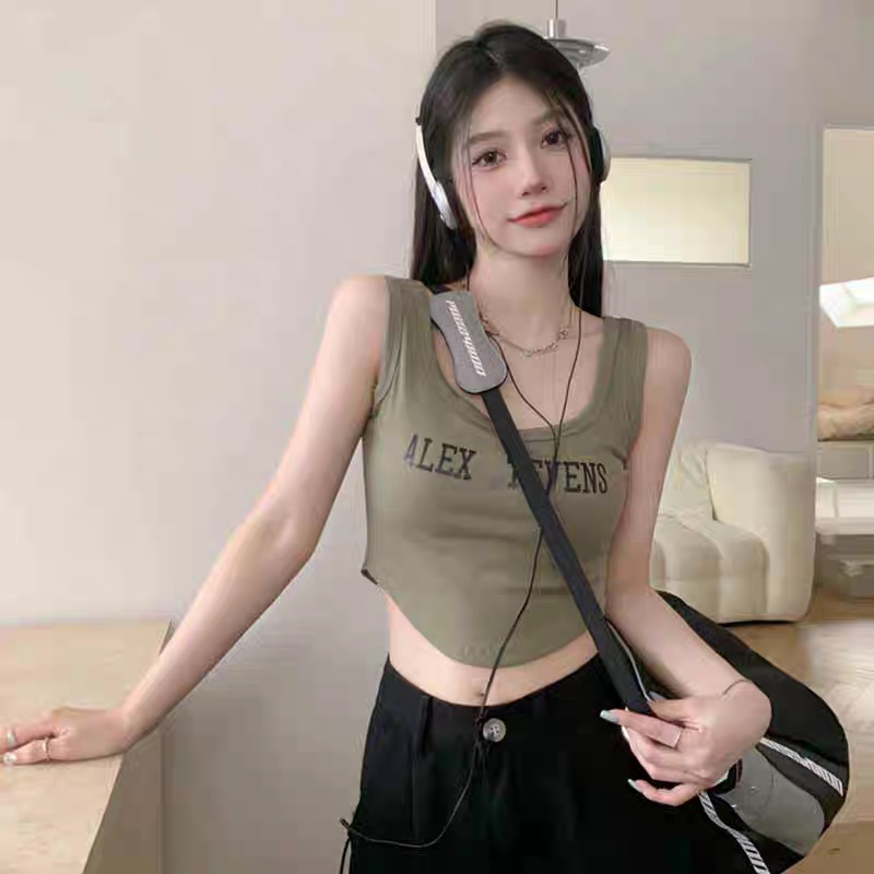 Áo croptop ba lỗ bigsize nữ phong cách thể thao năng động dành cho nàng chuppy G105