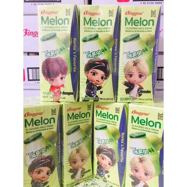 Thùng sữa Binggrae Hàn quốc