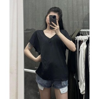 Áo Thun Cổ Tim Basic From Dài Dễ Phối Đồ - 25 Store