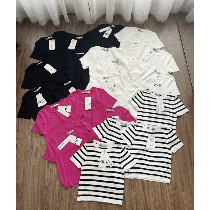 Áo thun len Zara cho nữ vnxk