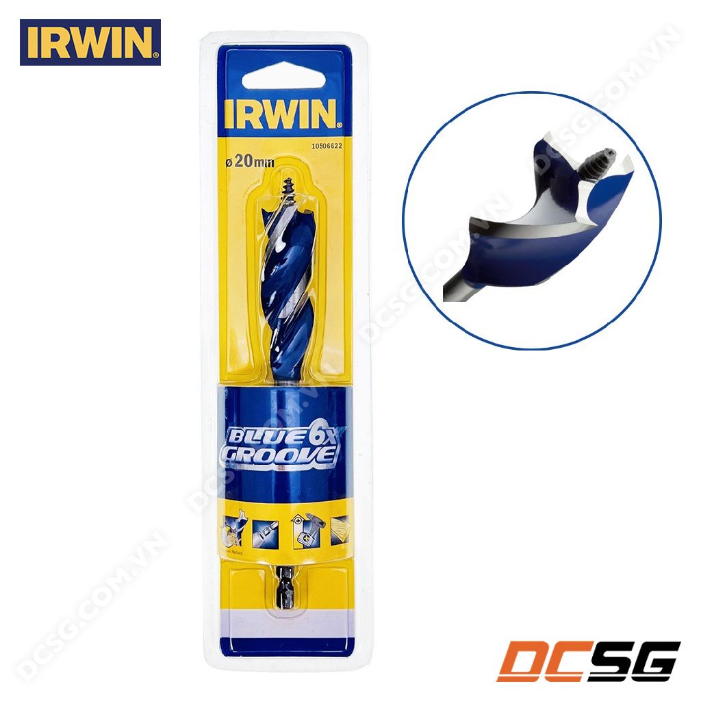 Mũi khoan khoét gỗ 3 lưỡi cắt Speedbor MAX Speed IRWIN | DCSG
