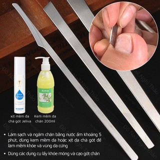 Bộ dụng cụ lấy khóe móng chân inox Nghi Thảo