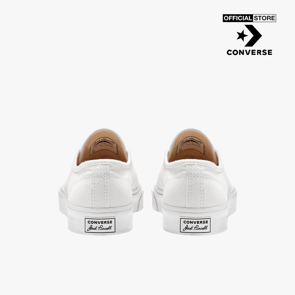 CONVERSE - Giày sneakers cổ thấp unisex Jack Purcell 164057C-0000_WHITE