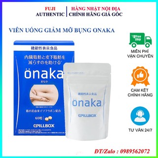 Viên uống giảm mỡ bụng Onaka 60 viên