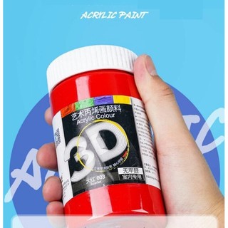 Màu Acrylic 3D 300ml vẽ tranh tường,tên vải,....