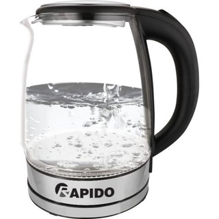Ấm siêu tốc, ấm điện, bình đun nước siêu tốc thủy tinh Rapido RK1818 1.8L