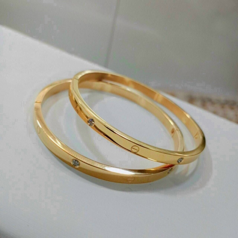 VÒNG TAY TITAN BẢNG MỎNG DẠNG TRÒN