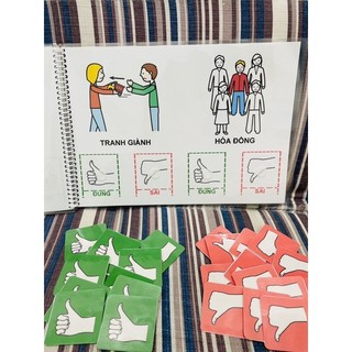 Học liệu Hành vi ĐÚNG-SAI  bóc dán