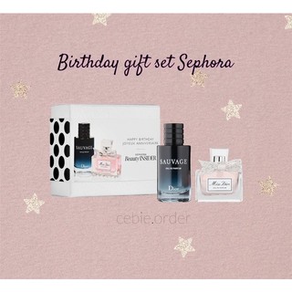 Set Dior 2 nước hoa mini nam nữ Birthday gift Sephora, fullbox