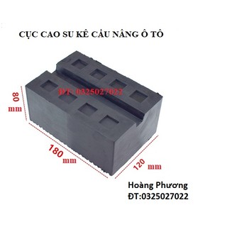 Cục cao su kê cầu nâng, cục kê cầu nâng, bát cao su tay cầu