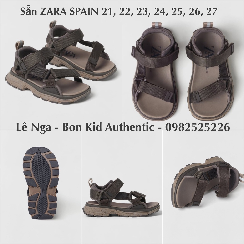 Dép sandal Z.A.R.A_Spain chính hãng size 21, 22, 23, 24, 25, 26, 27 Có ảnh