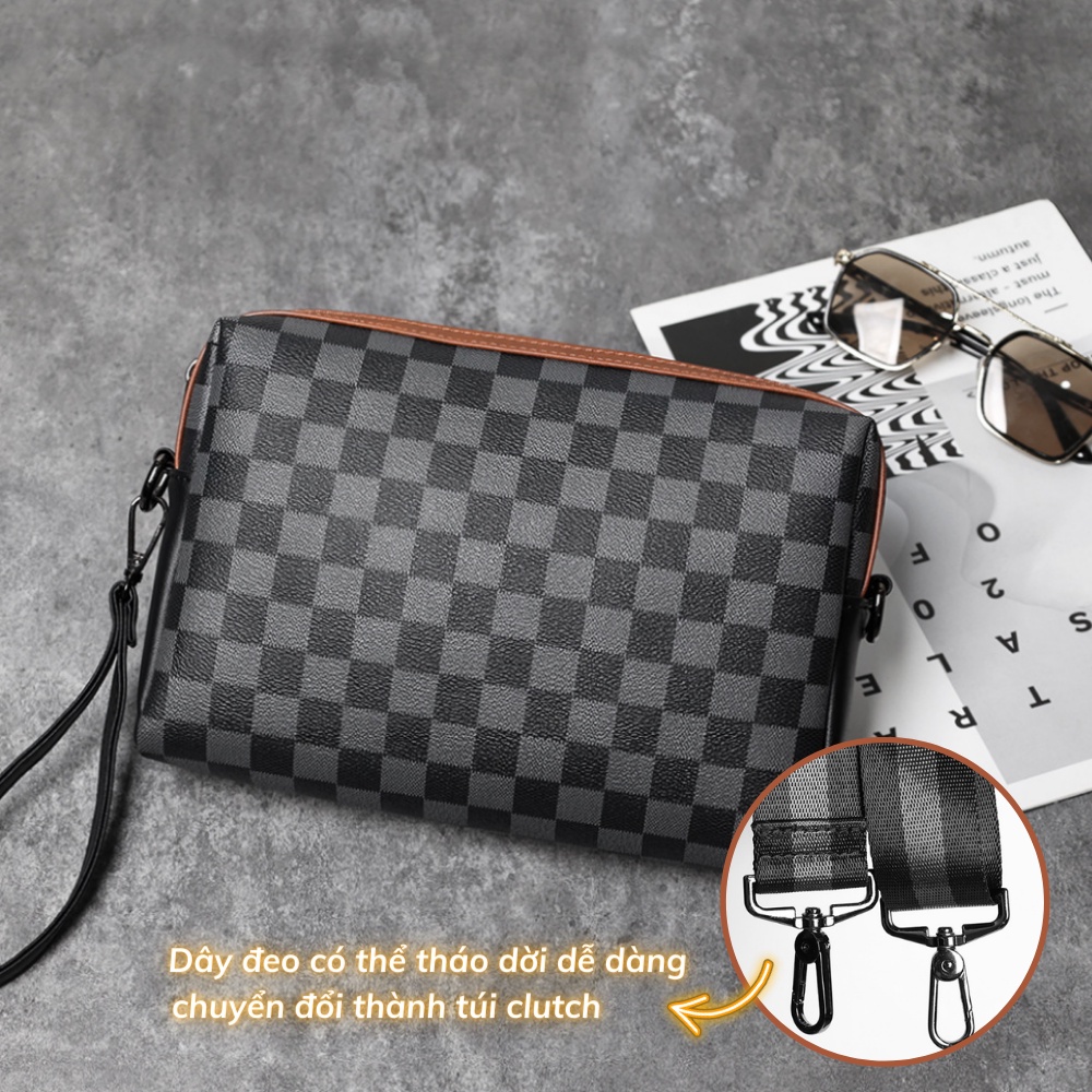 Túi đeo chéo,Túi đeo vai nam nữ,Da Pu cao cấp,KT :26x21x6 cm ,Chống thấm nước -Kiểu dáng trẻ trung, cá tính - 𝑰𝑩𝑨𝑮