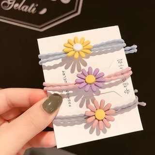 sét 5c cột tóc hoa dễ thương