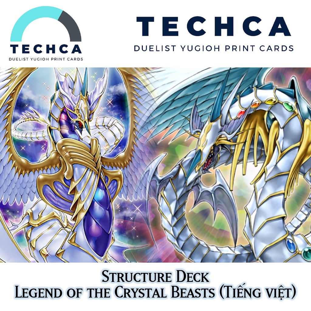 Bài In Tiếng Việt - Bộ bài Yugioh - Structure Deck - Legend of the Crystal Beasts