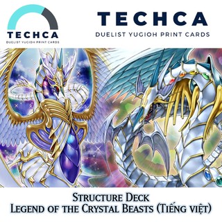 Bài In Tiếng Việt - Bộ bài Yugioh - Structure Deck - Legend of the Crystal Beasts
