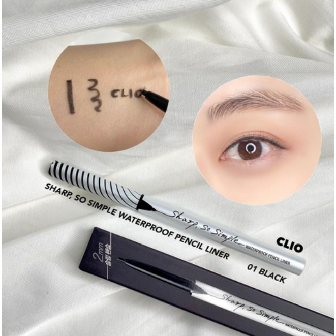 Viền Mắt Sharp, So Simple CLIO Waterproof Pencil Liner 0.14g
