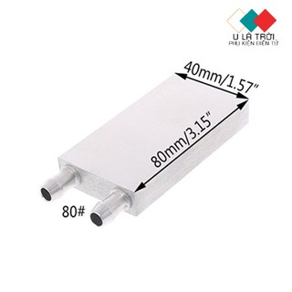 Khối nhôm tản nhiệt nước cao cấp cho sò nóng lạnh/ cpu máy tính để bàn