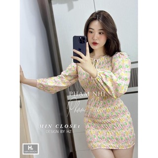 Váy Hoa Chun Ngực Phạm Nhi