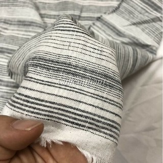 Vải linen kẻ