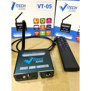 Bộ chuyển đổi Optical to AV VITECH VT05 Bluetooth ( Tặng kèm dây quang )