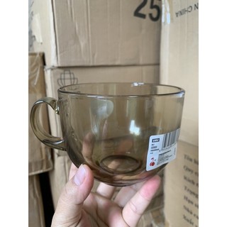 Combo 2 Cốc thuỷ tinh màu hổ phách