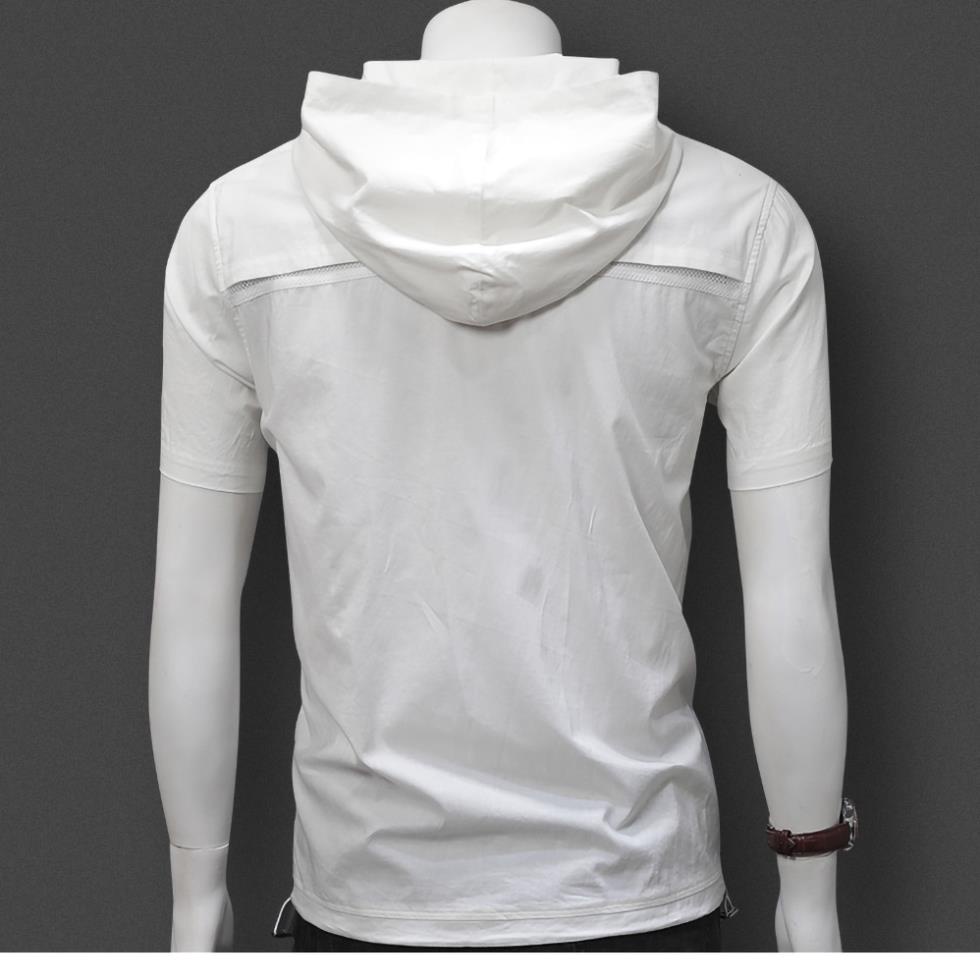 Áo thun nam Áo thun nam có mũ được làm từ chất liệu vải Nonchun Hàn Quốc Áo Thun có chất vải co giãn nhe mã N13