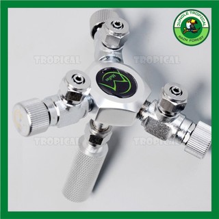 Van inox chia 2/chia 3/chia 4/chia 6 và tinh chỉnh CO2 Mufan cho hồ thủy sinh