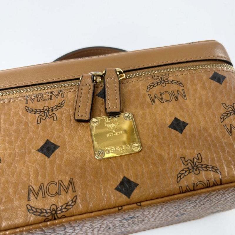 Túi hộp MCM nâu chính hãng