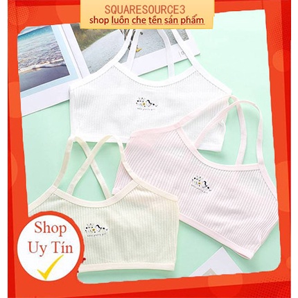 Áo Ngực cotton Có Dây Cho Bé Gái 3 8-10 - 12 Tuổi QS3