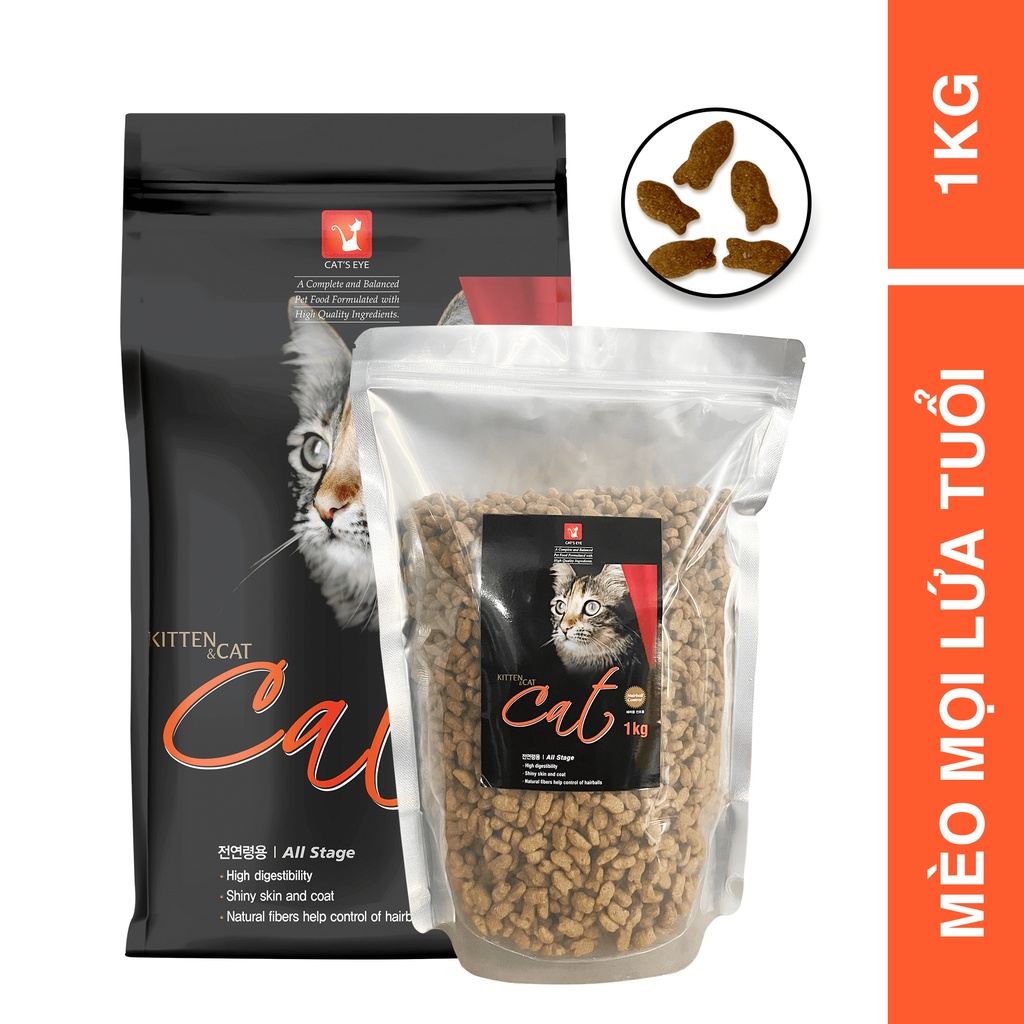 (1kg) Thức ăn hạt dành cho mèo mọi lứa tuổi CATEYE'S
