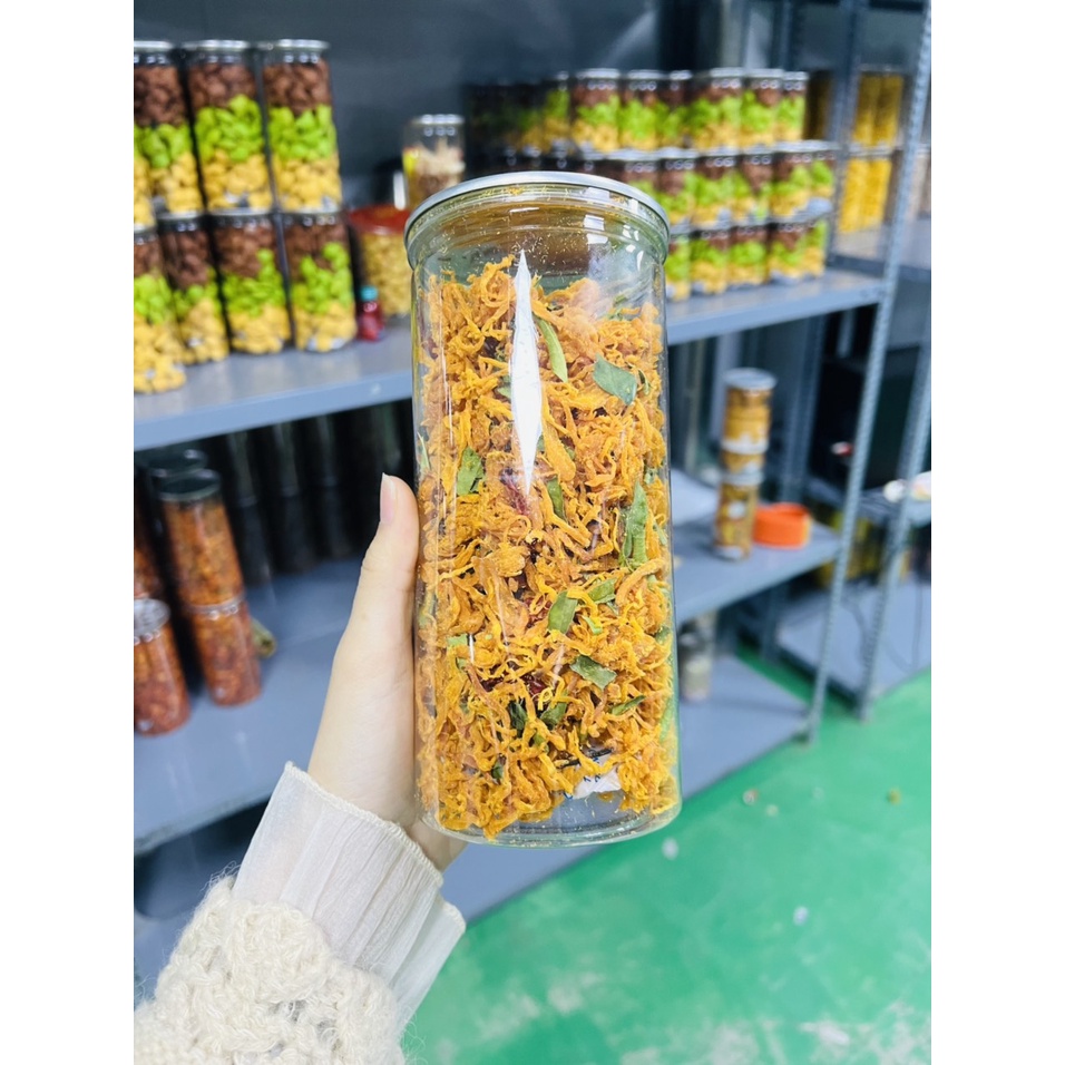 Khô Gà Lá Chanh 300g Tiệm Ăn Vặt Queen - Gà Khô Lá Chanh Đảm Bảo Chất Lượng Siêu Ngon Đạt Chuẩn ATVSTP