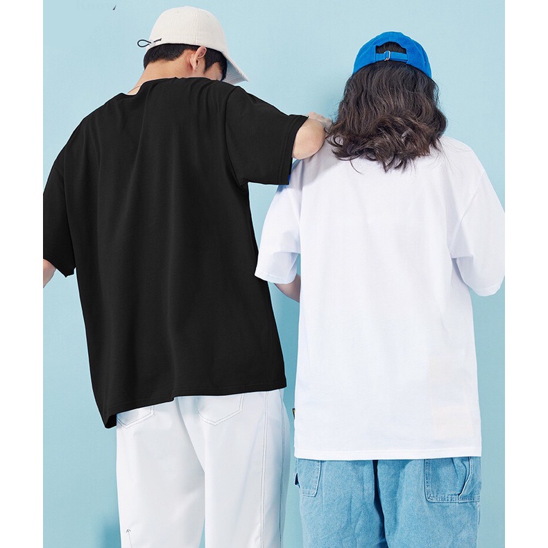 Áo thun đôi nam nữ ALALA  áo cặp đôi tình yêu unisex basic phom rộng tay lỡ cổ tròn họa tiết LOVE | BigBuy360 - bigbuy360.vn