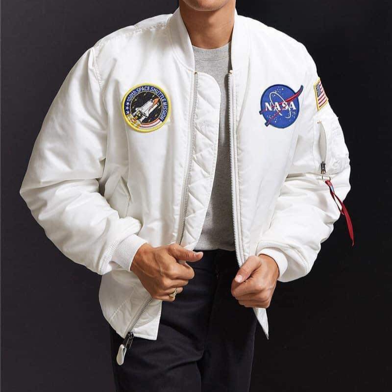 Áo Khoác Pilot Nasa Lưng Trơn ARM-1305