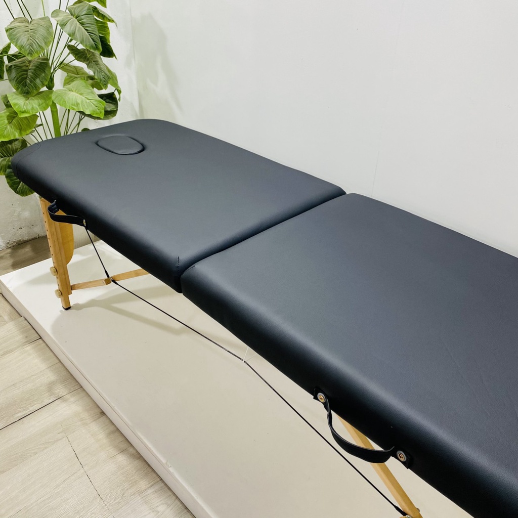 Giường Vali Chân Gỗ NHẬP KHẨU| Giường Vali Gấp Gọn ADORA Hỗ Trợ Massage, Phun Xăm ( Không Phụ Kiện ), VLG001