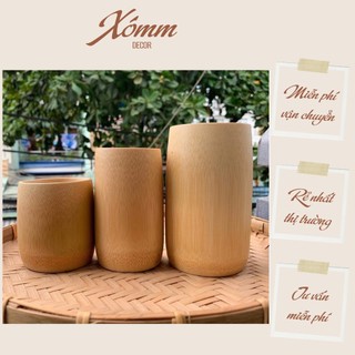 Cốc tre, ly tre tự nhiên uống nước, trang trí, decor