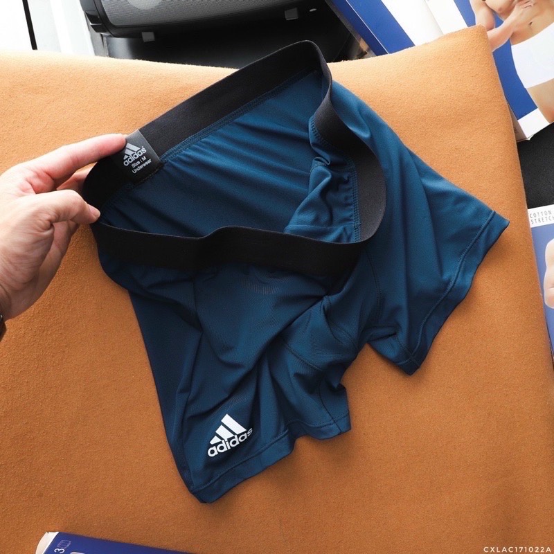 Quần sịp đùi adidas nam cao cấp, quần lót nam thun lạnh co giãn thoáng mát khử khuẩn