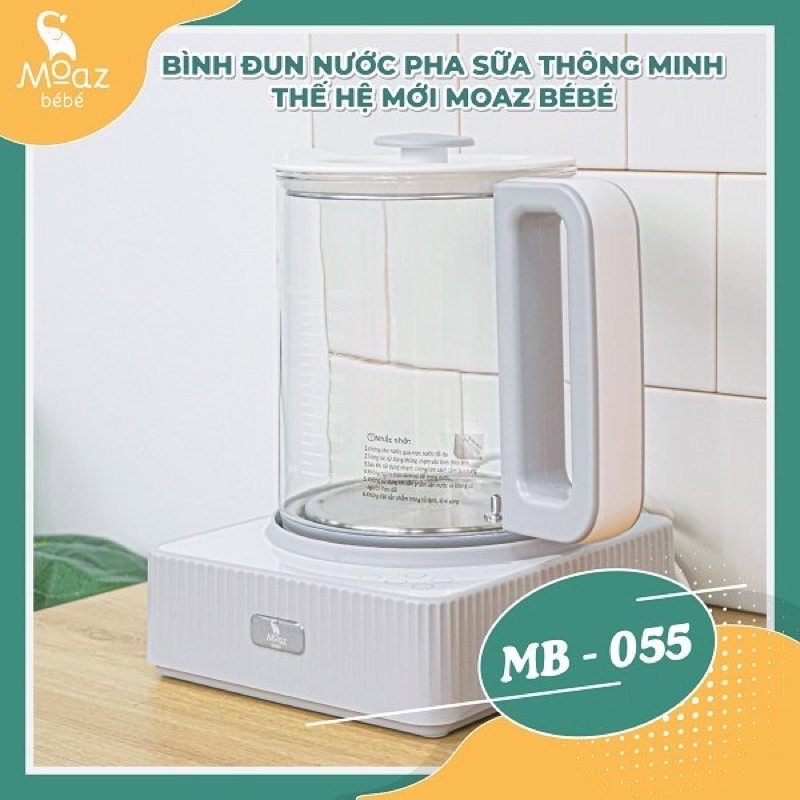 Bình đun Nước Pha Sữa Thông Minh Thế Hệ Mới Moaz Bebe MB-055