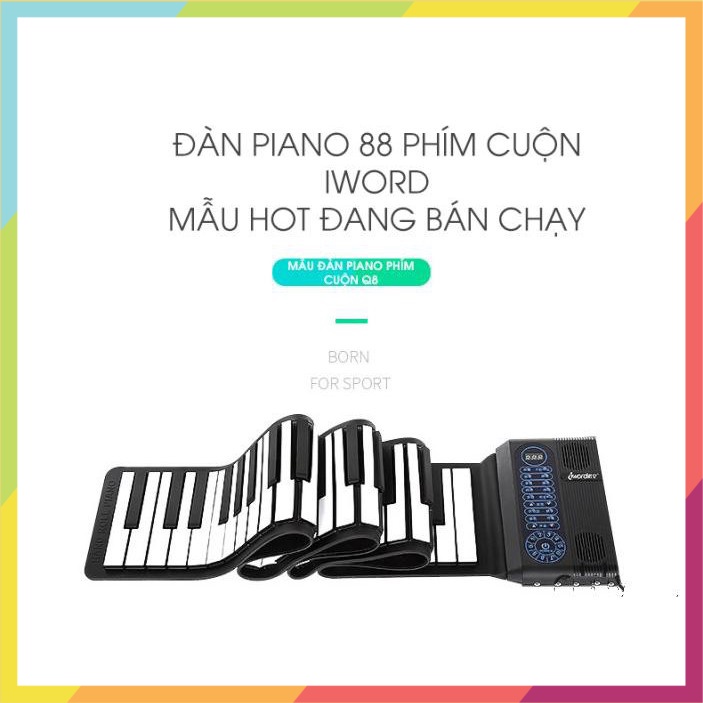 Piano Phím Cuộn xếp gọn - hàng cao cấp (88 phím) 🔝