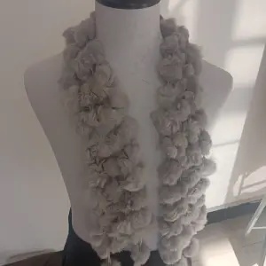 Khăn Choàng Lông Thỏ Dài Màu Cầu Vồng Thoải Mái Ấm Áp Hợp Thời Trang Cho Cặp Đôi