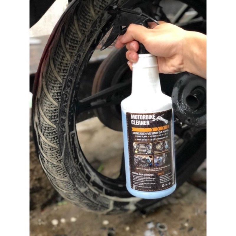 Dung Dịch Vệ Sinh Xe Máy Đa Năng Nhông Sên Dĩa - Lọc Gió - Khoang Máy - Vỏ Xe - Cao Su - Dây Điện