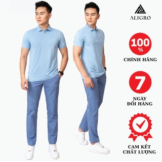 Quần kaki nam ALIGRO chất liệu cao cấp co dãn thoải mái phom ôm vừa tôn dáng trẻ trung khỏe khoắn ALGK030