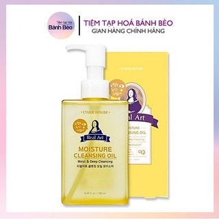 Dầu Tẩy Trang Etude House Real Art Moisture Cleansing Oil 185ml