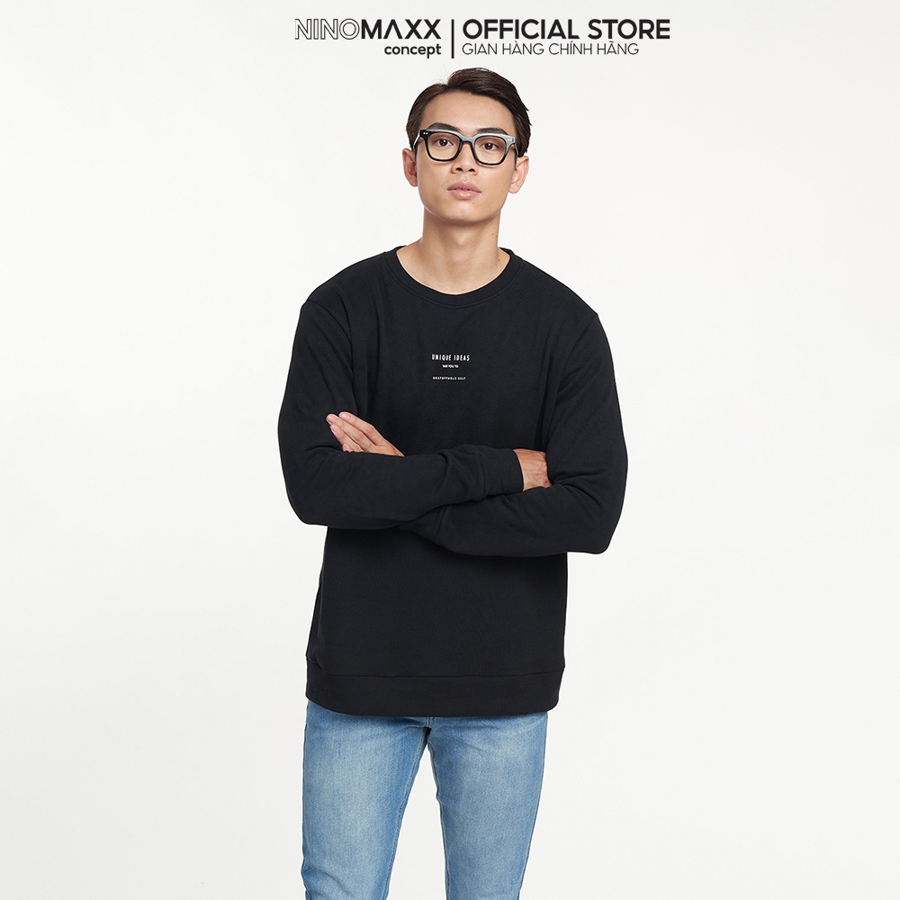 NINOMAXX Áo hoodies Basic Nam chất liệu cotton pha polyester 2208029