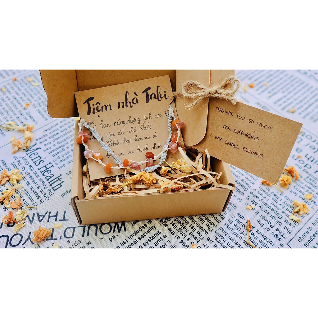 Vòng Tay Strawberry Quartz mix Carnelian