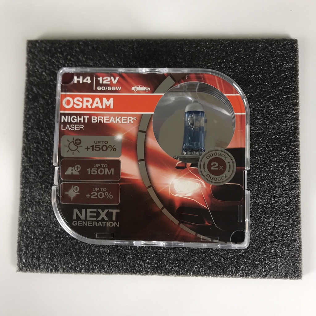 Bộ 2 bóng đèn Osram H4 tăng sáng 150%, đèn Osram H4 12V công suất 55W siêu sáng- hàng chính hãng