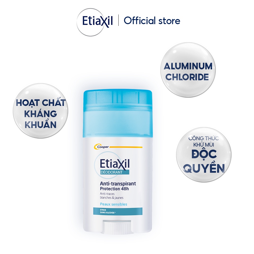 Sáp Khử Mùi Và Ngăn Mồ Hôi Khô Thoáng 48h Etiaxil 40ml