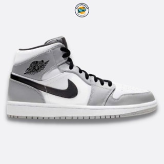 Giày Jordan Xám Trắng Cổ Cao - Giày JD1 Xám Trắng Cao Cổ hottrend 2022