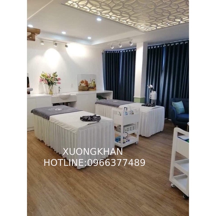 Khăn trải giường spa, đắp người LOẠI 1 kt 90*1m9 siêu mềm, dày - nhận thêu logo